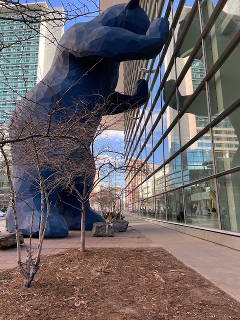 Photo of Big Blue Bear in Central Business District