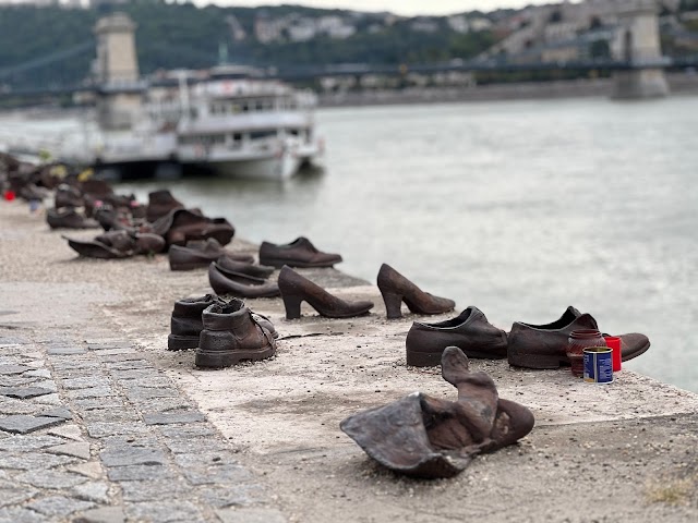 Photo of Shoes on the Danube Bank
